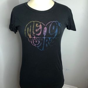 Vintage Mellow Mushroom Psychedelic Heart Shirt Size XS - Offers Welcome